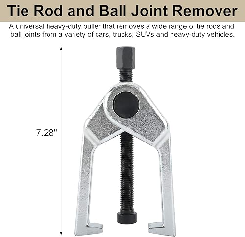 Miniatura 7 de KUNTEC Juego de herramientas de extremo de barra de acoplamiento separador de rótula Pitman para servicio frontal