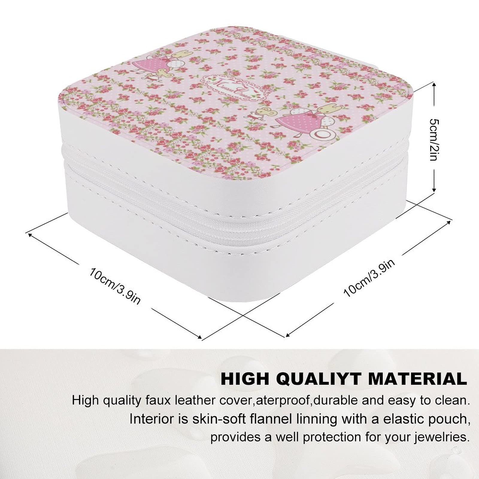 Amazon｜マロンクリーム ジュエリーボックス アクセサリーケース 収納