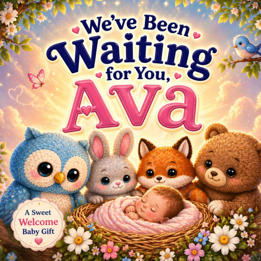 We’ve Been Waiting for You, Ava: A Sweet Personalized Welcome Baby Book (Three Hearts Personalized Baby Name Books (Ava))