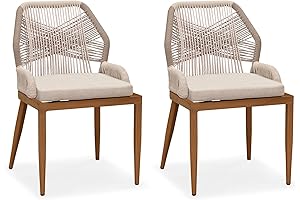 Purple Leaf Woven Dining Chairs: Enhance Your Outdoor Oasis