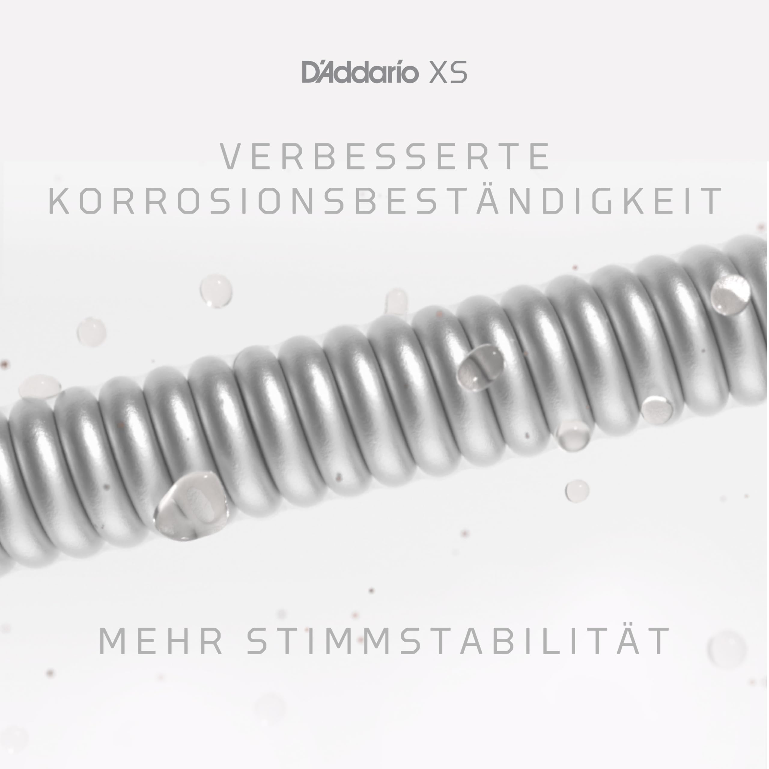 D'Addario Gitarrensaiten - XS beschichtete E-Gitarrensaiten - Verlängerte Lebensdauer für 6-saitige Gitarren - XSE1046 - Regulär leicht, 10-46 - 1 Satz