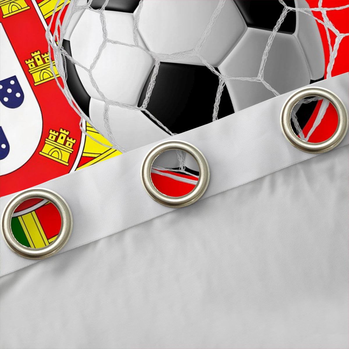 Loussiesd Trattamenti per finestre del gioco del pallone da calcio, 2