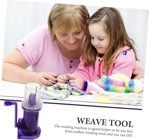Miniatura 6 de EXCEART 1 Unidades de mano Winder Hilado de mesa Swift Needle Crochet Machine Hilado Manual Winder Crochet hilo titular de lana tejer tulipanes hilo