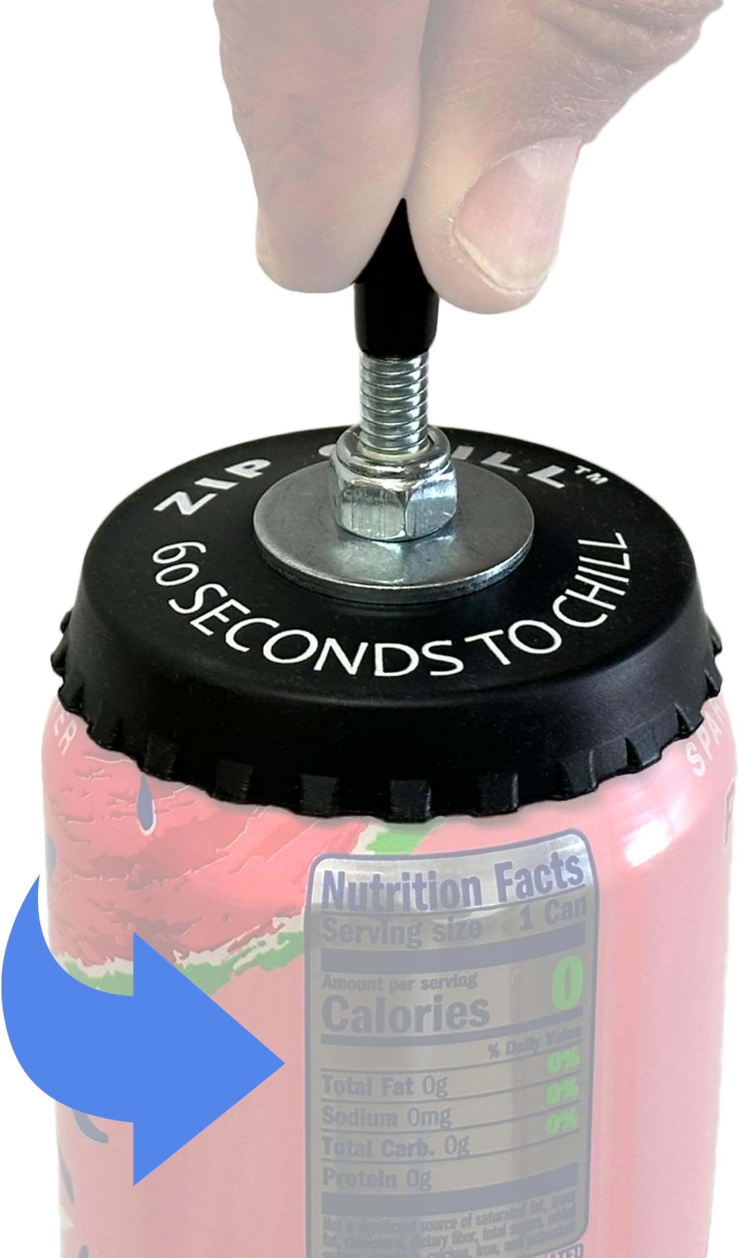 CHILLPILL Instant Beverage Chiller Universal Can and