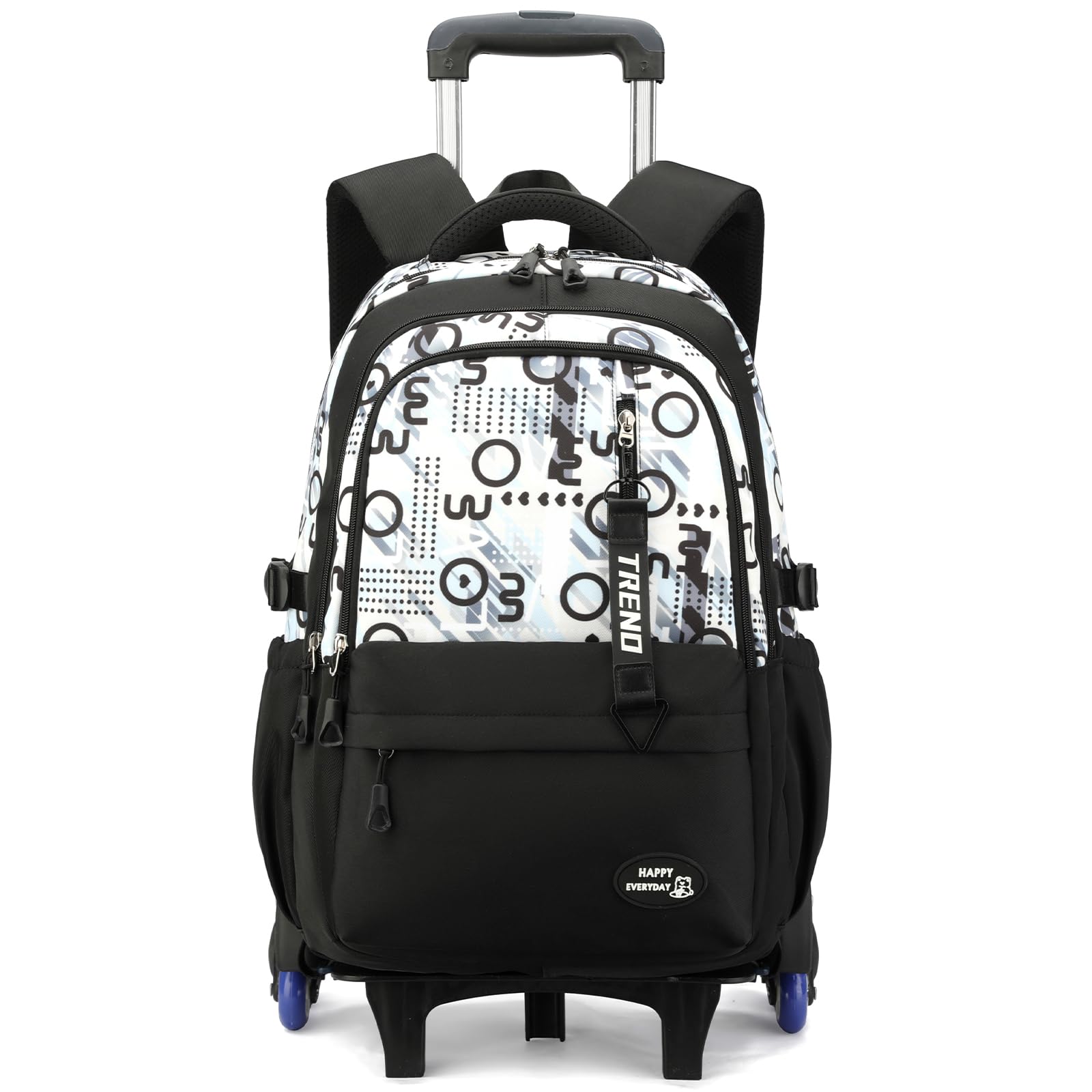 Amythe Mochila Escolar con Ruedas para Chicos 10-24 Años – Mochila Carro 6 Ruedas para Instituto y Bachillerato – Gran Mochilas de Viaje para PC 15.6" – Vuelta al Cole Navidad