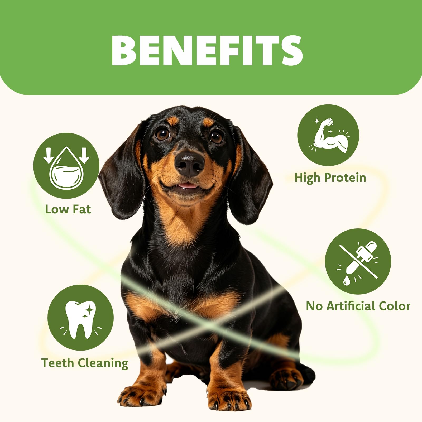MON2SUN Bâtons torsadés en cuir brut pour chien de 10,2 à 11,4 cm enveloppés de poulet pour chiots et petits chiens, favorise les friandises dentaires (520 g - Lot de 1)