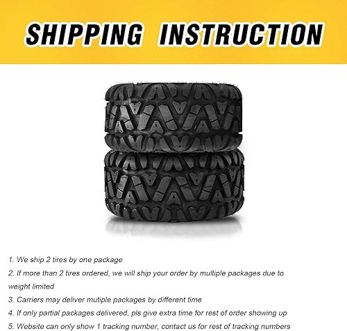 Miniatura 7 de AutoForever Neumáticos ATV 24x10-11 24x10x11 UTV Neumático 6PR AT24x10R11 todo terreno, sin cámara (juego de 2)