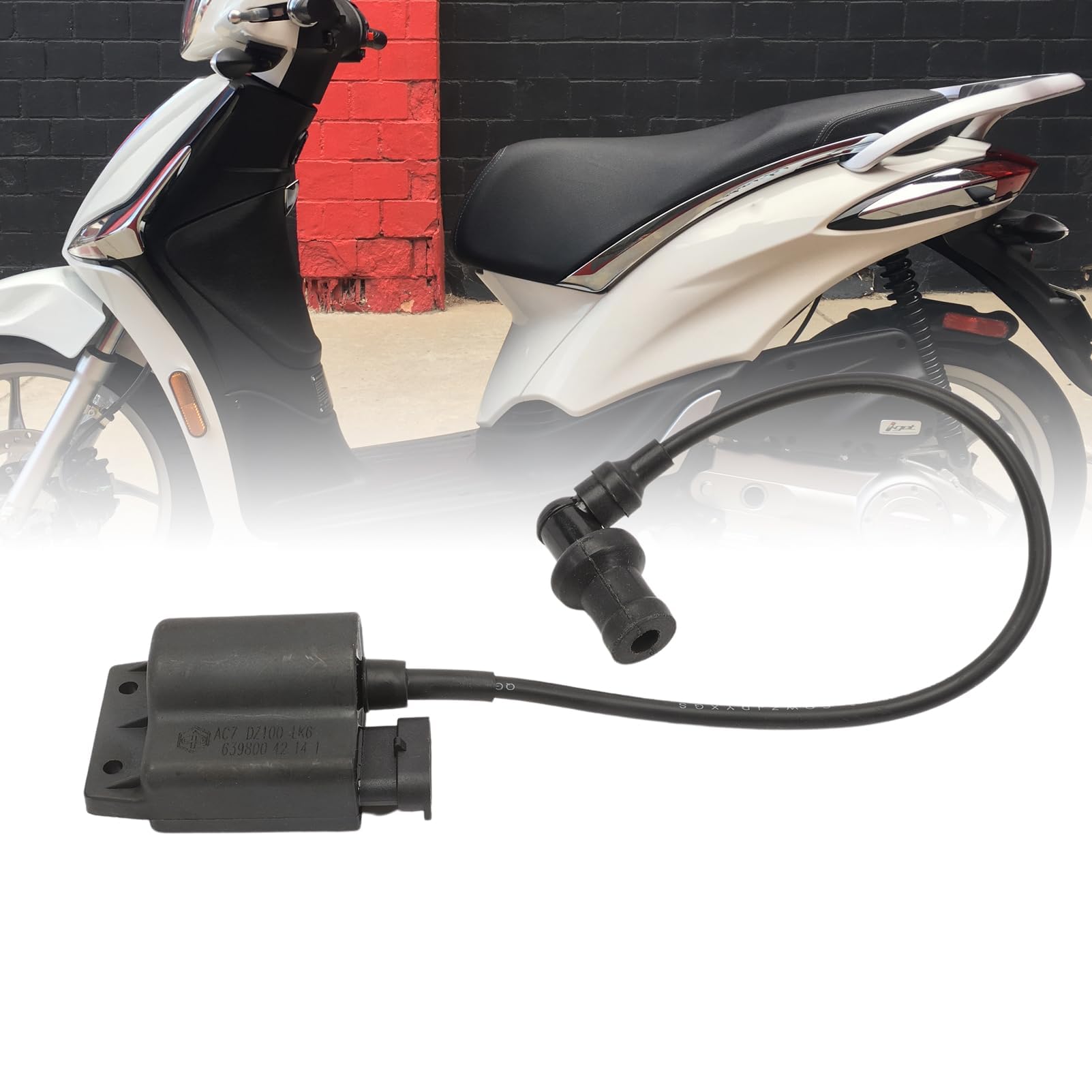 Piaggio Unidad Encendido 50 cc 4 CDI Bobina Encendido Motore 4 tiempos Liberty Zip 50 4T Fly 50 4T ET4