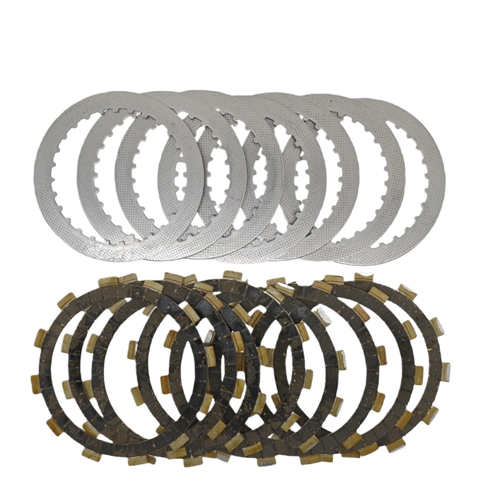 NKURTPC Motorcycle Sprocket Fit For XT600 XT600Z XT600E XTZ660 Tenere 5Y1-16321-00 5Y1-16331-01 360-16325-00 Clutch Friction Disc Plate(One set)