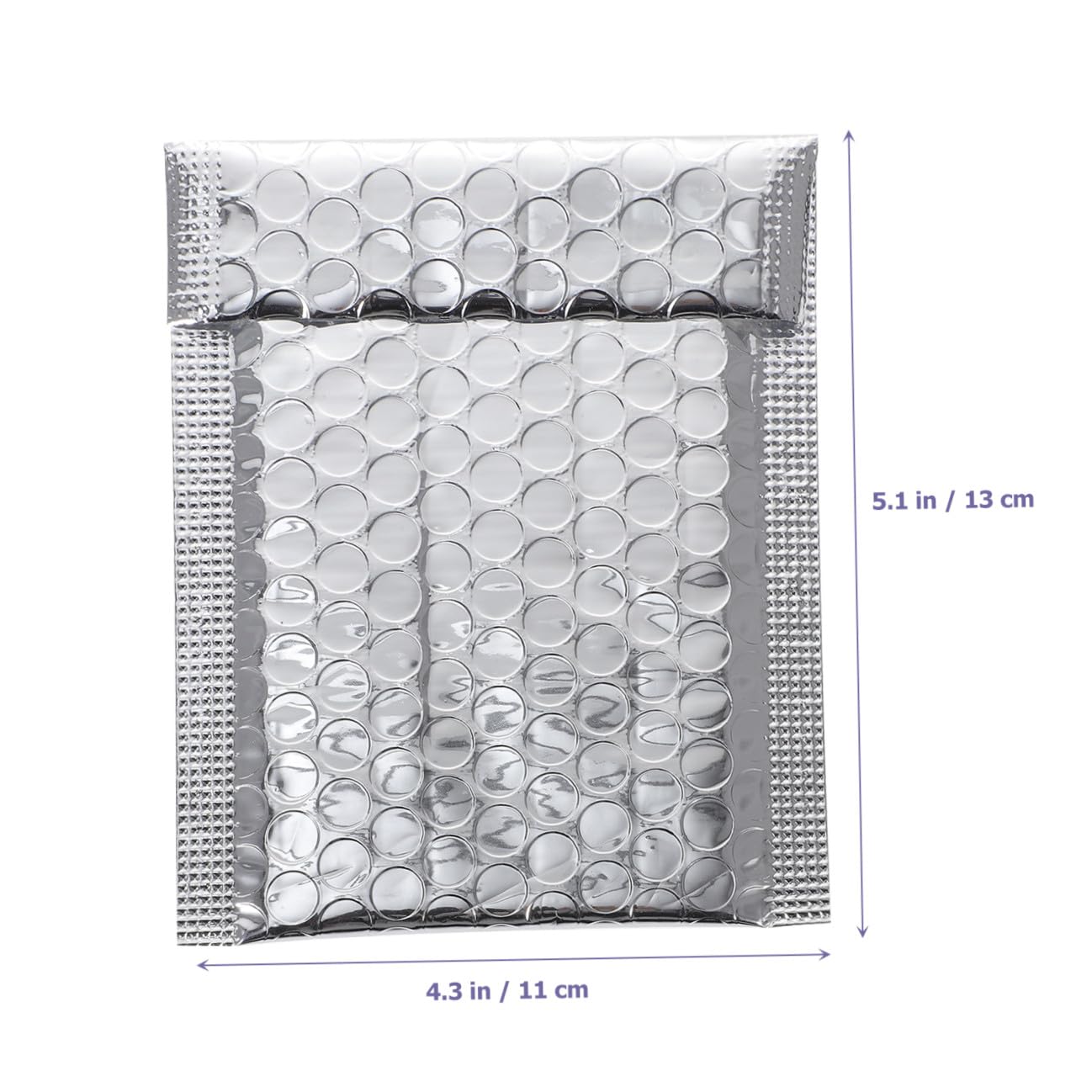 100 pezzi Buste Imbottite per Spedizioni con Bolle d Aria Autoadesive Resistenti e Protettive per Abbigliamento e Oggetti Fragili Formato Argento