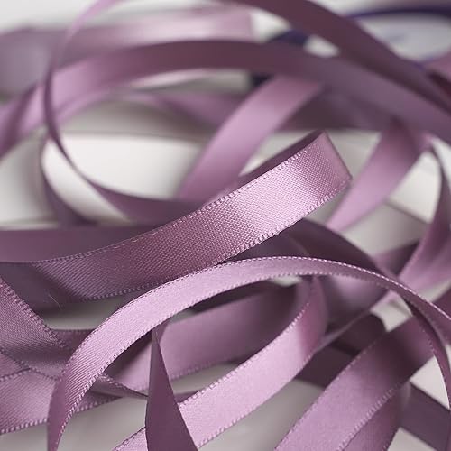 Miniatura 7 de HUIHUANG Cinta morada de satén lila de 38 pulgadas surtido para decoración del cabello, manualidades, lazos, envoltura de regalos, decoración de