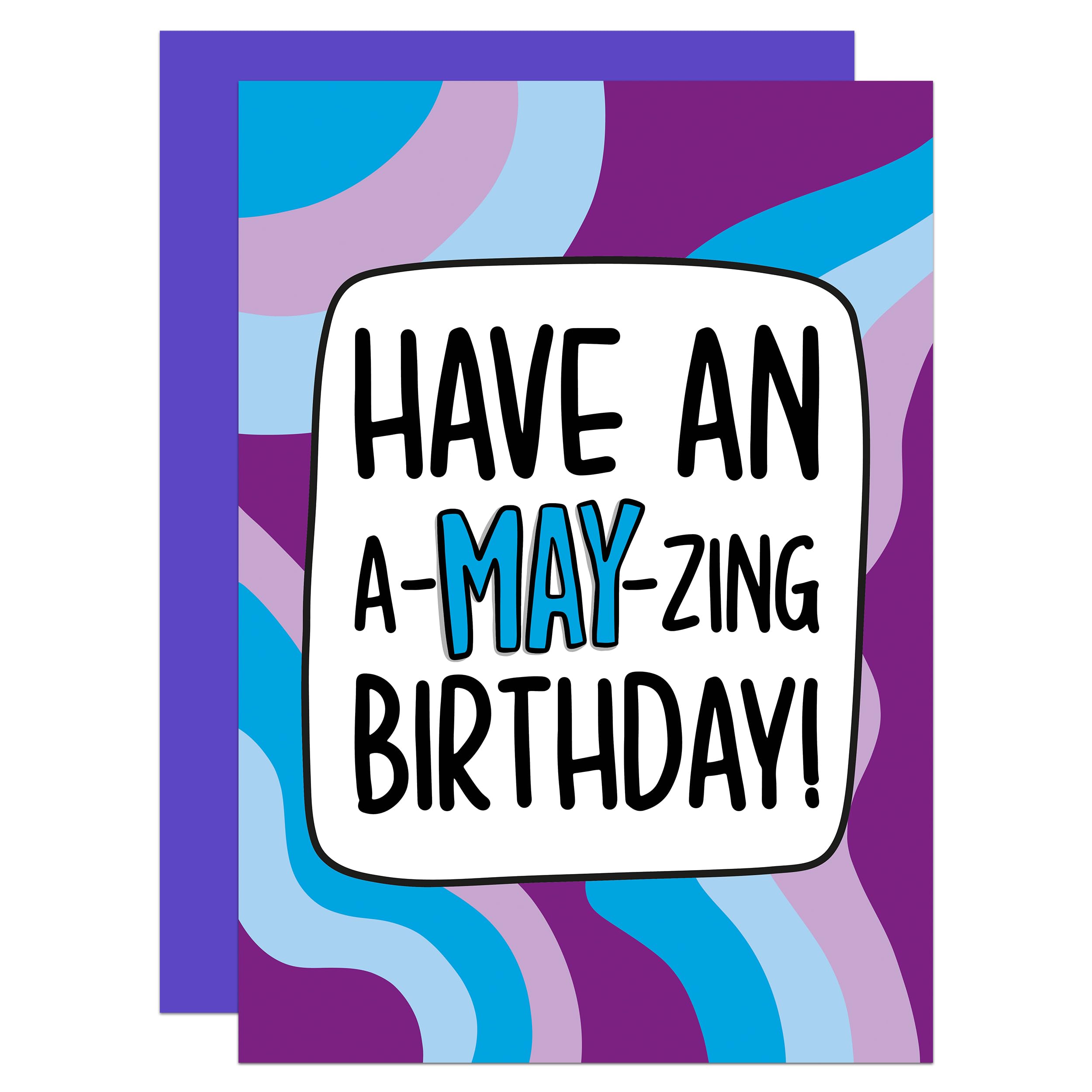 Cute May Birthday Card, Funny Birthday Card, Amazing Card, Card for Best Friend, Card for Daughter, Card for Sister, Card for Mum