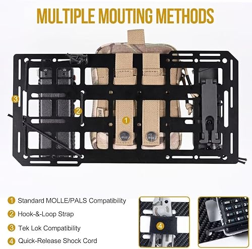 Miniatura 5 de OneTigris Car Visor Organizer - Tactical Fiberglass Sun Visor Organizer, Auto Interior Accessories for Vehicle, SUV, Truck, Multifunctional Rigid