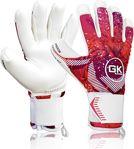 GK Saver Guantes de portero de fútbol Modesty Guantes de portero profesionales, talla 6 a 11, guantes salvadores extraíbles