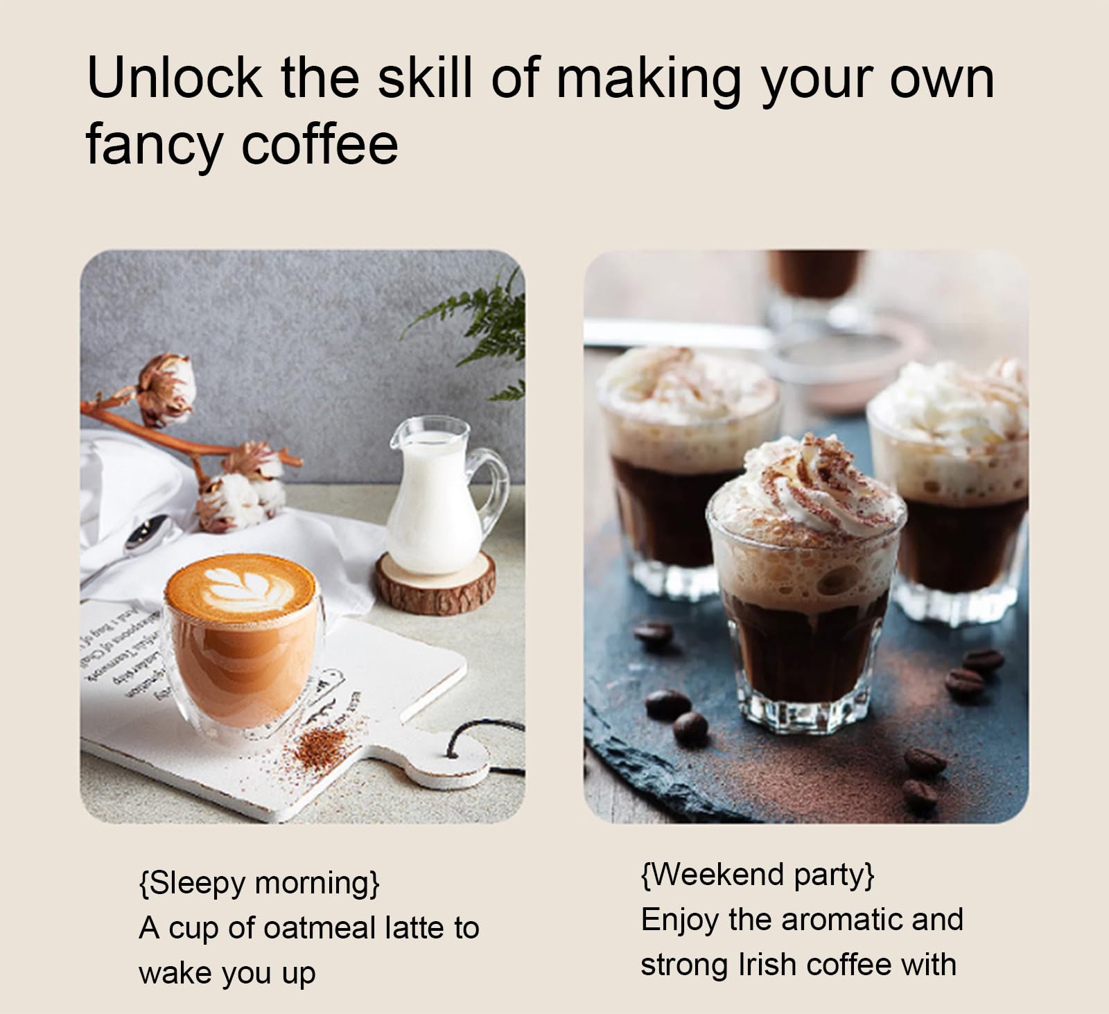 QJA Espresso Machine Stainless Steel, 51mm