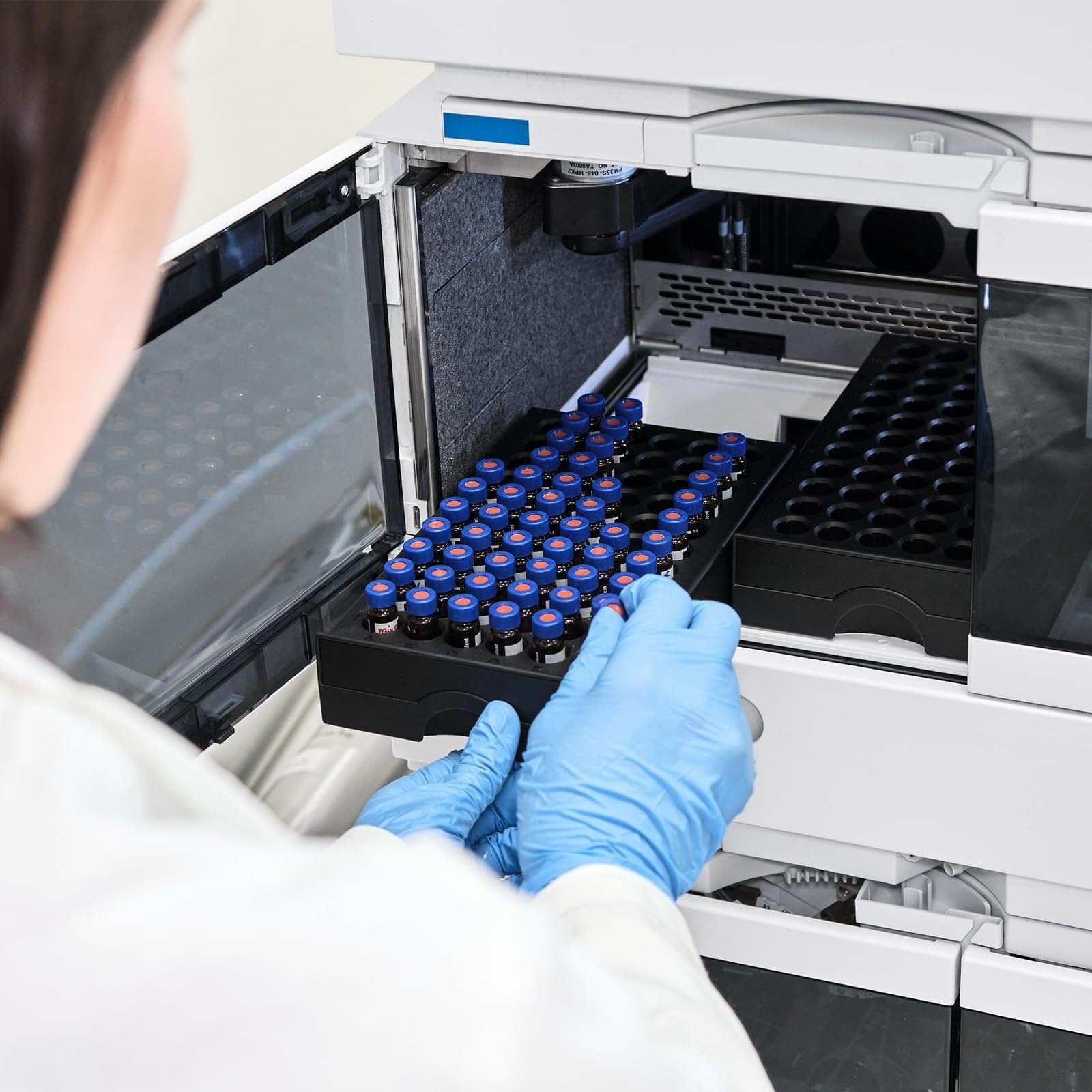 Laboratoryjne Do Probówek Zestaw 2 Stojaków Na Probówki, Uchwytów Fiolki, 50 Studzienek, 4 Ml Do Szkolnego