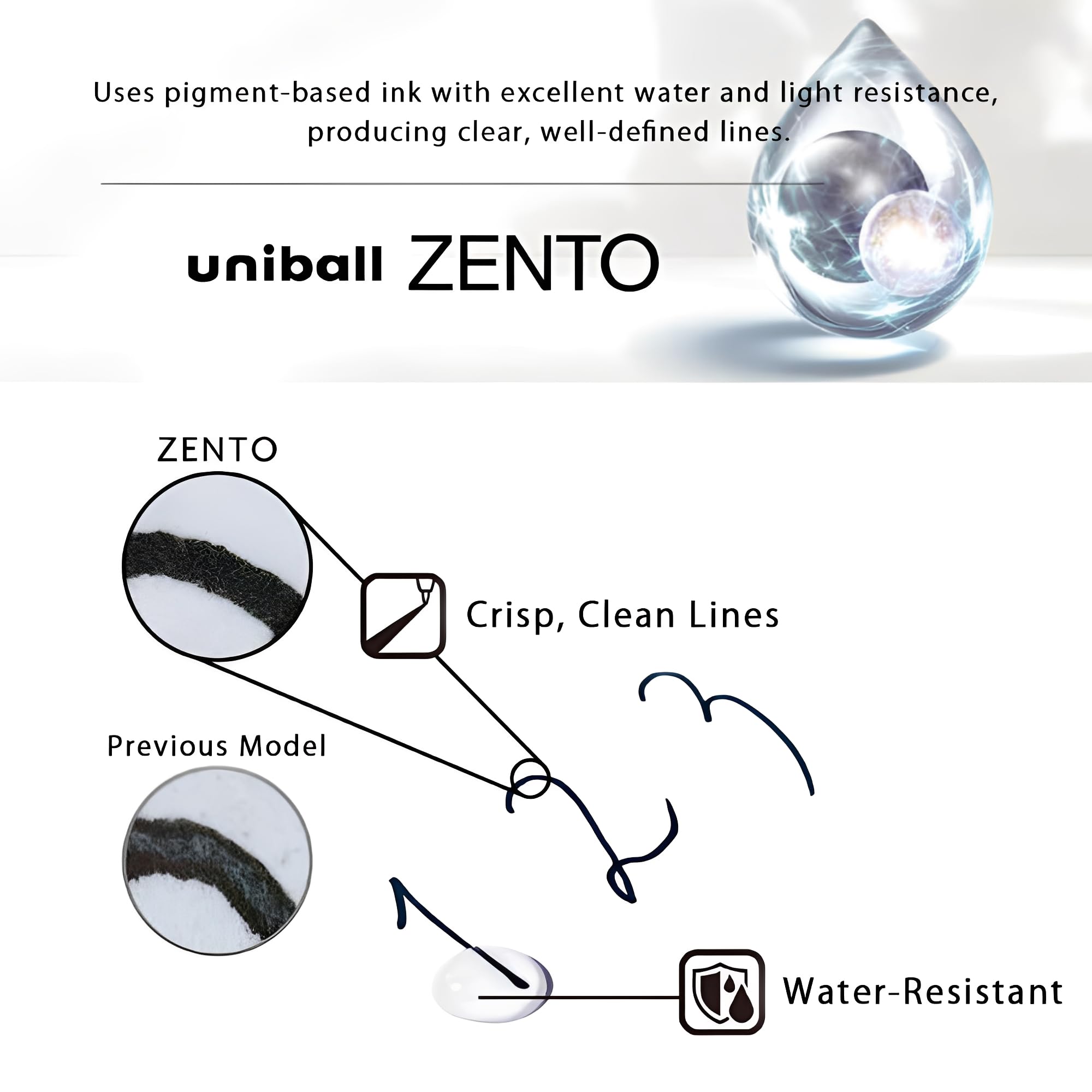 Amazon | 三菱鉛筆 MITSUBISHI PENCIL 限定 uniball ZENTO（ユニボール