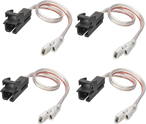 RED WOLF Arnés de cableado de altavoz de puerta de repuesto para Chevy GMC Silverado Sierra 1995-2009, Buick 1995-2006, Cadillac 1988-1999 Instalar