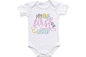 My First Easter Baby Girl Bodysuit - Adorable Easter Outfit for Newborn Girls
