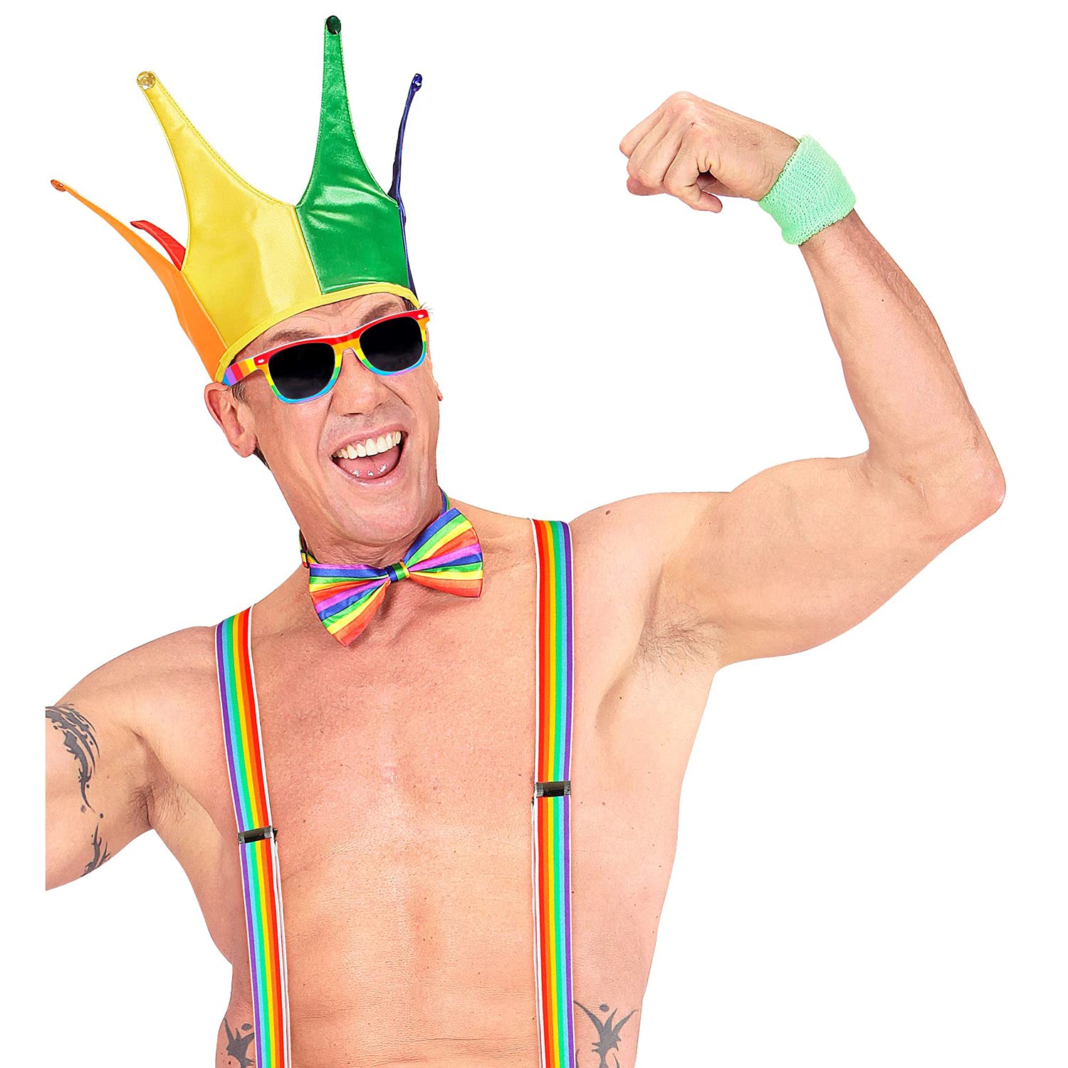 W WIDMANN MILANO Party Fashion Bril voor volwassenen, carnaval
