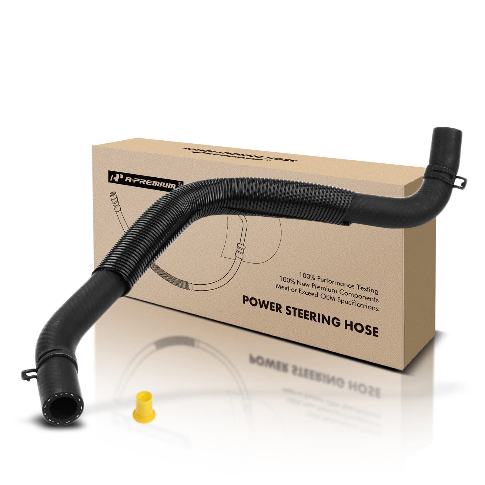 A-Premium Power Steering Reservoir Line Hose Assembly Compatible with Ford Edge & Lincoln MKX, 2007 2008 2009 2010, 3.5L, Reservoir To Pump