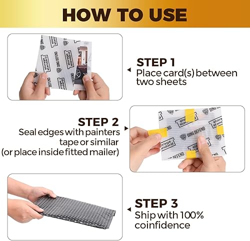 Miniatura 8 de Protectores de envío para tarjetas comerciales, paquete de 110 unidades, 3.5 x 4.5 pulgadas, insertos de plástico ultra fuertes de alta calidad,