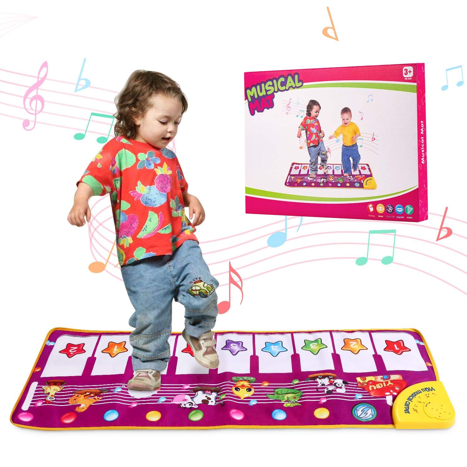 Toddler Piano Musical Mat for 1-3 Years 