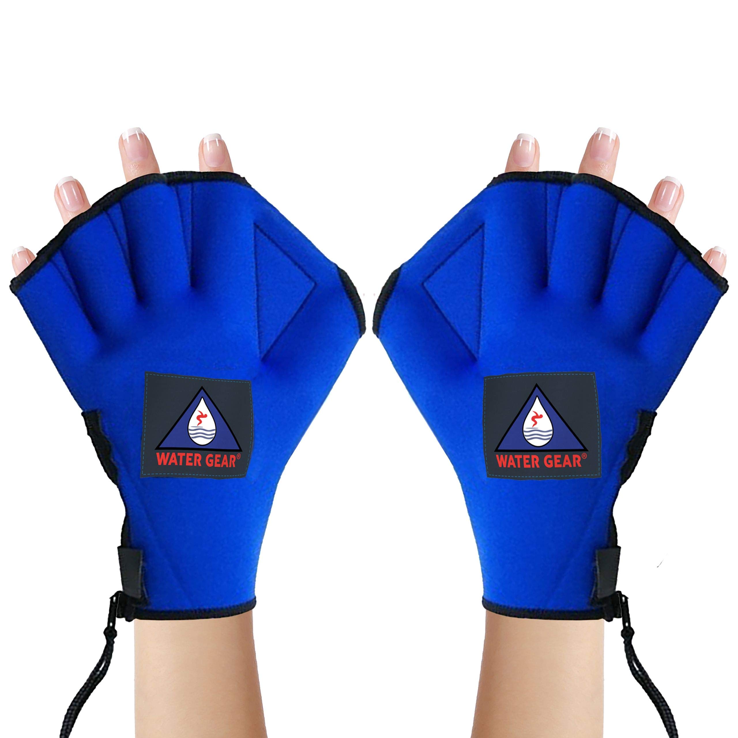 Water Gear All Neoprene Fingerless Force Gloves - 50% More Resistance