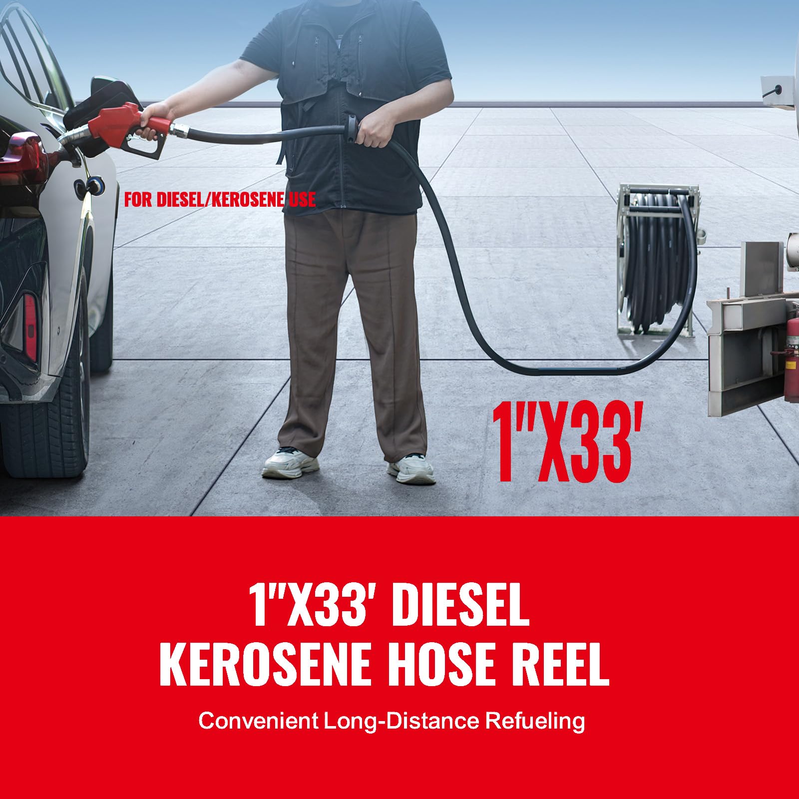 Happybuy Fuel Hose Reel, 1