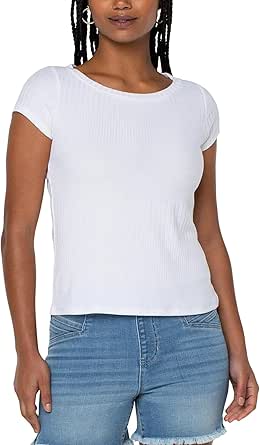 Boatneck Knit Tee (Liverpool) main image 0