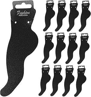 ULTECHNOVO Display Stand Black Earrings Bracelet Display Cards Jewelry Display - Display Jewelry Display Earring Display 100pcs Foot- Shape Jewelry Display Cards Display Stand Black Earrings