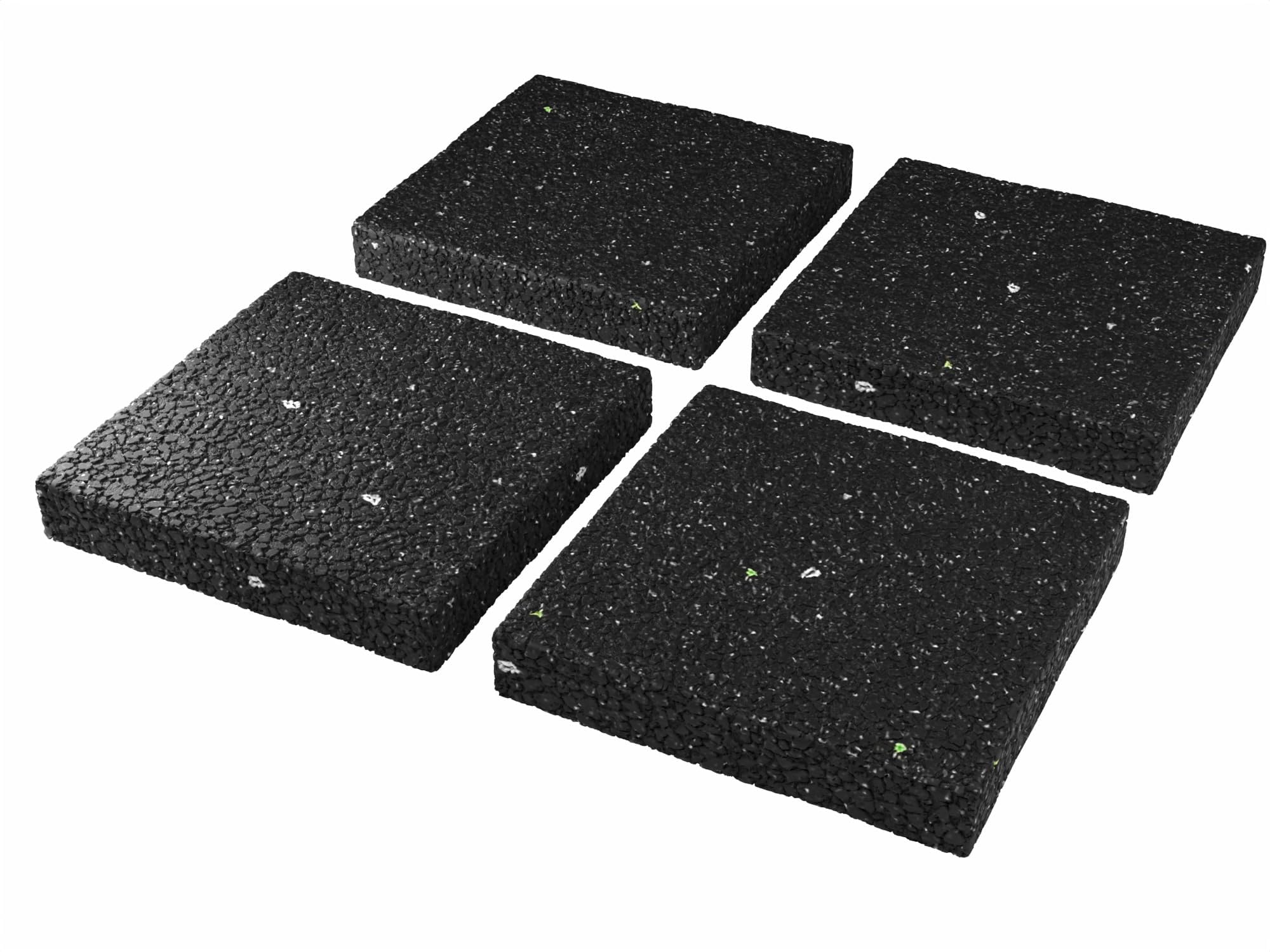 Waschmaschinenunterlage Pads 4 STÜCK 9x9x1 cm - Gummipads Anti Vibrationsdämpfer für Trockner Möbel und Schränke - Lautsprecher Schallschutzmatte - PREMIUM Unterlegscheiben Matte - MADE IN GERMANY