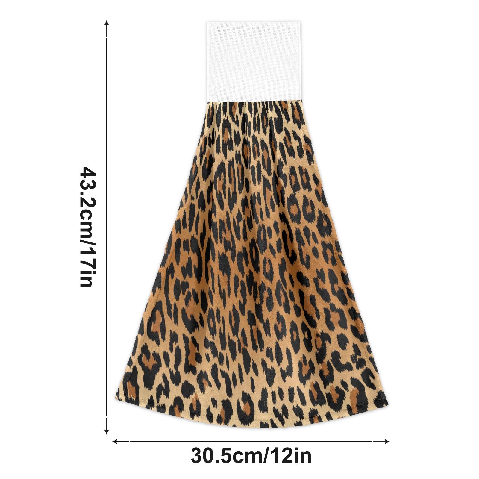 Juego De 4 Toallas De Cocina, Diseño De Leopardo, Suave, Absorbente, Para El Hogar, Cocina, Catering, Restaurante, 45 X 72 Cm