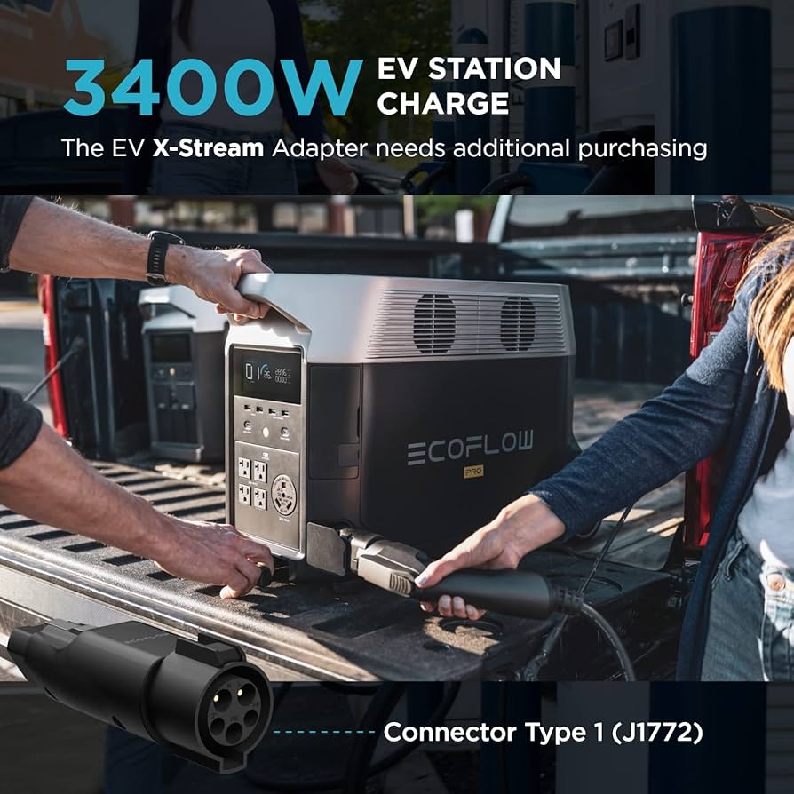 EF ECOFLOW Estação de Energia Portátil Delta Pro 3600 Wh, Gerador