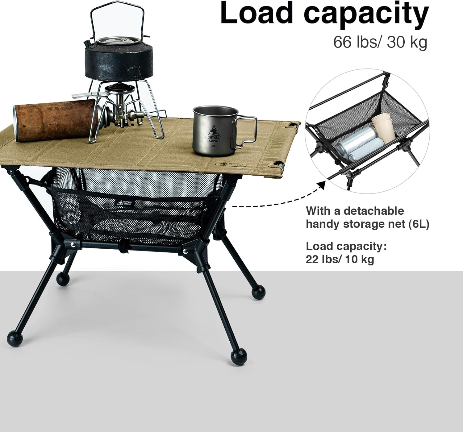 Dipper Cping Table, Lightweight Portable Folding Table with