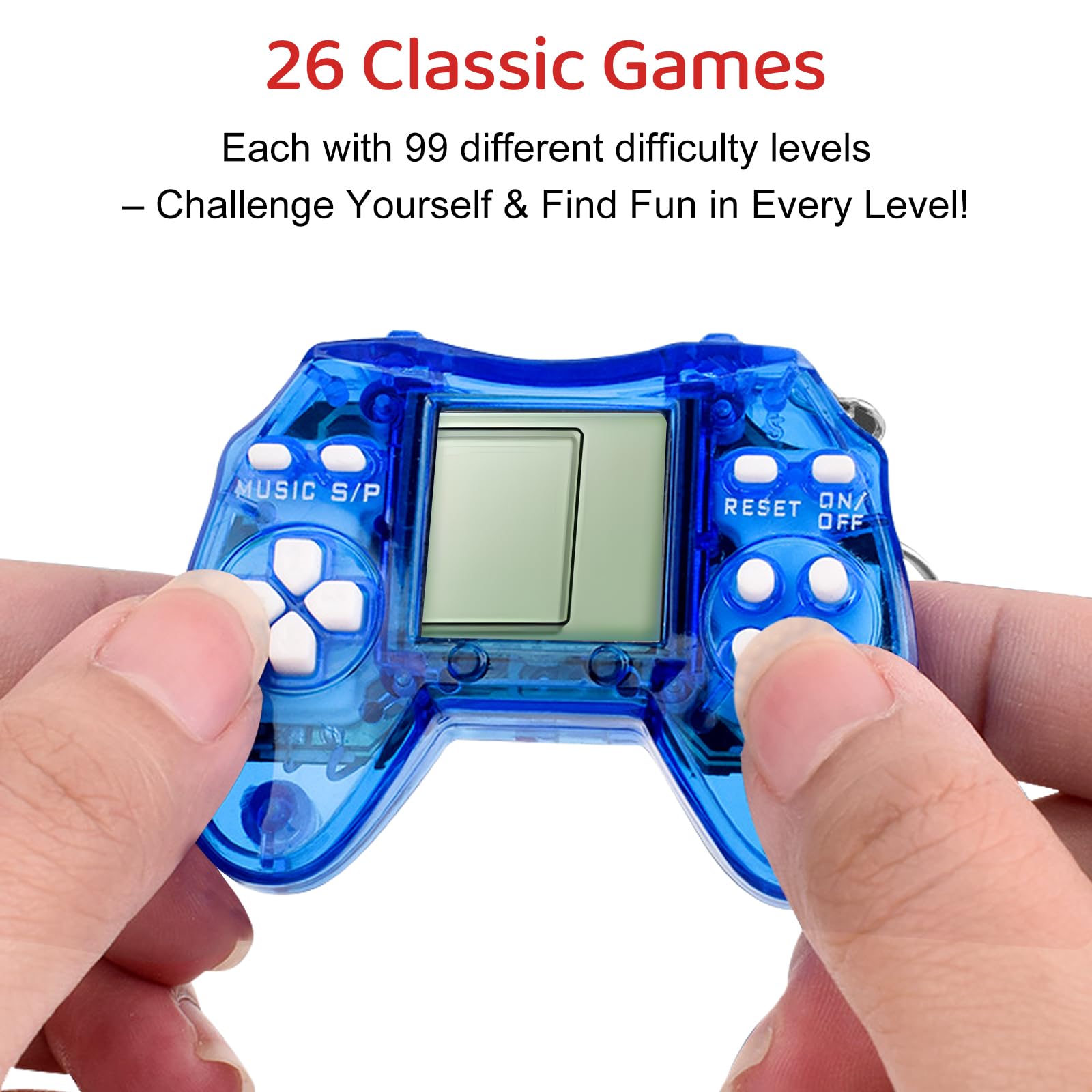 14 Mini Consoles De Jeu Rétro Porte-clés - 26 Jeux Classiques, Bonneaux D'anniversaire, Cadeaux Enfants
