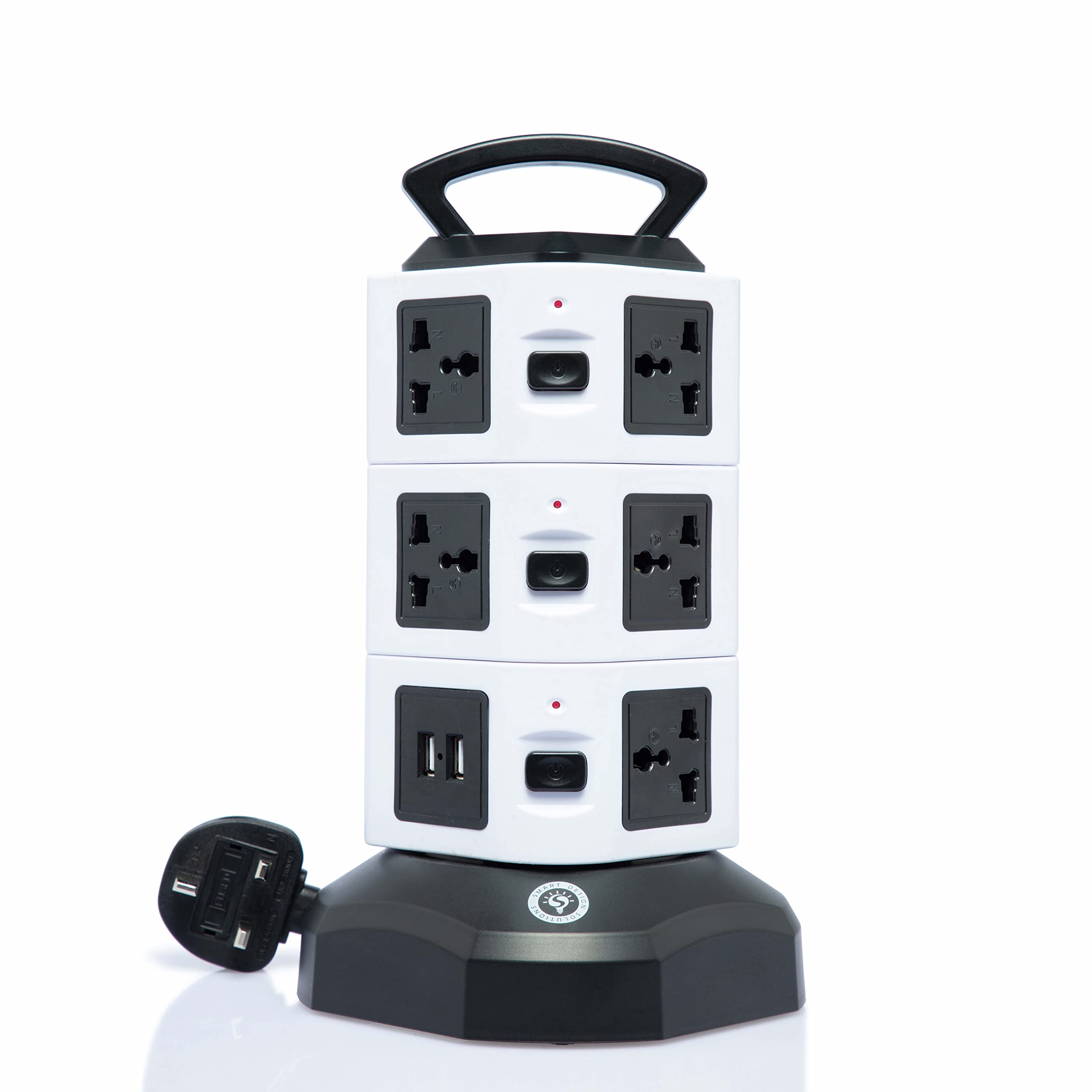 Buy Universal Vertical Extension Cord With usb Port Surge Protector
