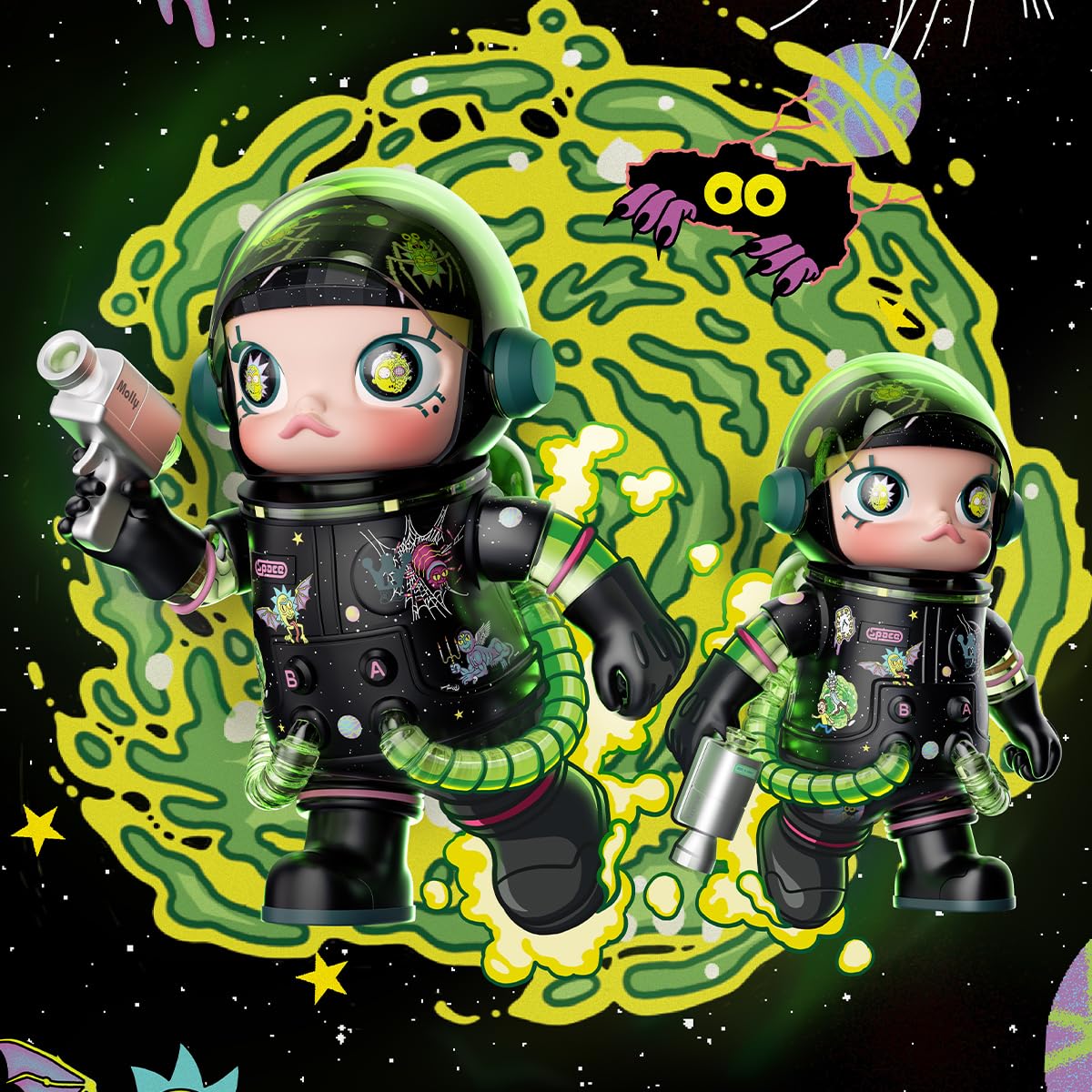 POP MART MEGA SPACE MOLLY 400% Figures 1Box Premium Design Gifts for Women Fan-Favorite Collectible Chic Art Toy Action Figure - Image 2