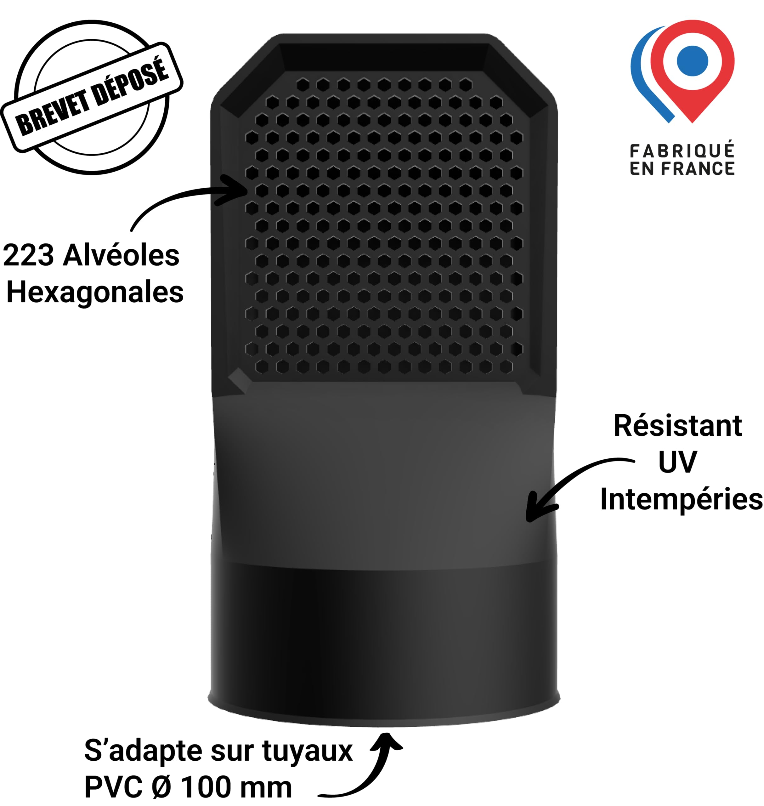 Grille D'Aération Vide Sanitaire 100mm | Anti-Nuisible & Humidité