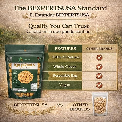 Miniatura 3 de Ajo Japones 100% Natural 3 oz/85 gr, Vegano, Ajo Japonés Bolsa resellable de 3 oz/85 gr. /100% Ajo Japonés Natural 3 oz/85 gr, Vegano, bolsa