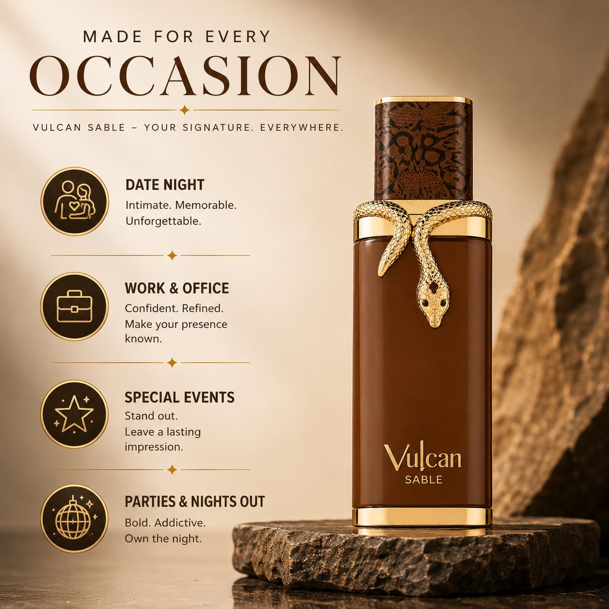 Amazon.com : French Avenue Vulcan Sable EDP 100ml : Beauty