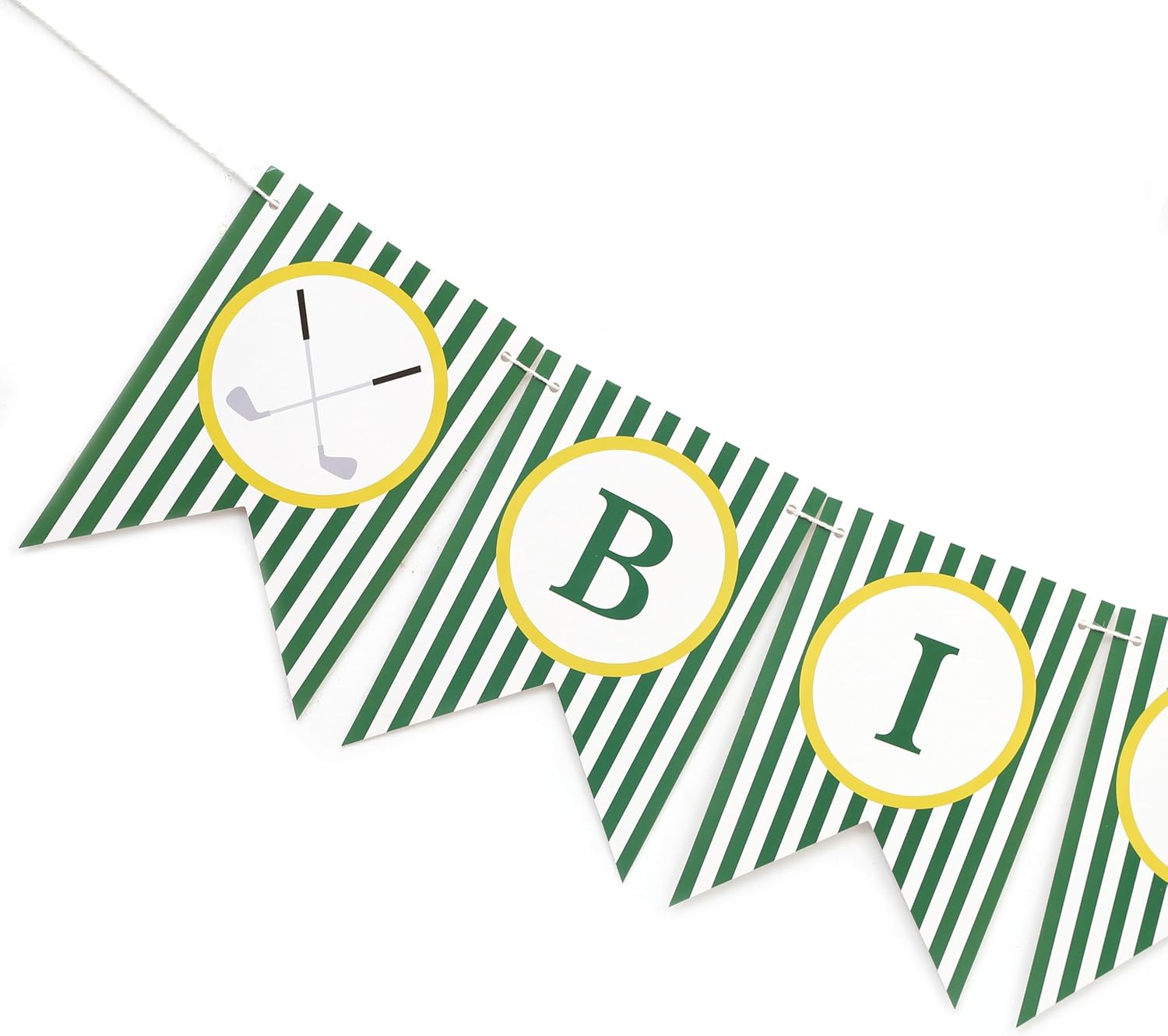 Golf Happy Birthday Banner - Golf 1st/First Year Party Decoration,Hole In One Party Banner,Hole In One First Year Banner (banner-3) - Image 7