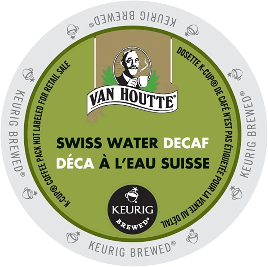 Amazon Com Van Houtte Swiss Water Decaf K Cup Coffee 24 Count Office Products