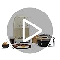 Smeg 50's Retro Style Aesthetic Drip Coffee Machine with 10 Cup Glass Carafe, Auto Start Feature, Keep Warm Plate, and Two Coffee Strength Settings (Pastel Blue)