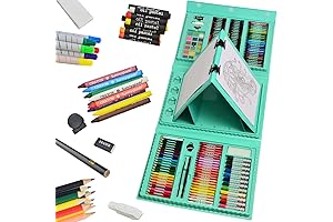 Crayola 185-Piece Double Sided Trifold Easel Art Set: Creativity Unleashed!