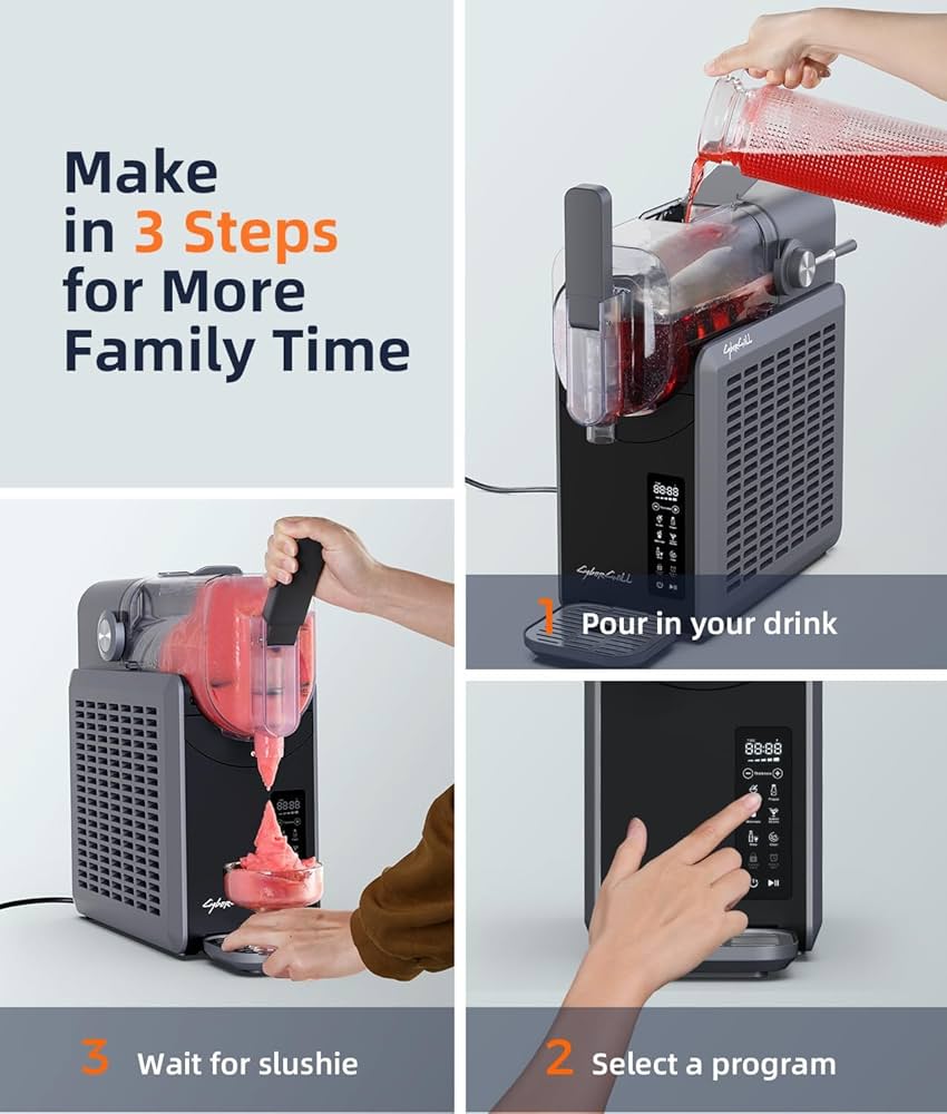 CyberChill Slushie Machine, Slushy Machine for Home with LED CyberChill Slushie Machine, Slushy Machine for Home with LED