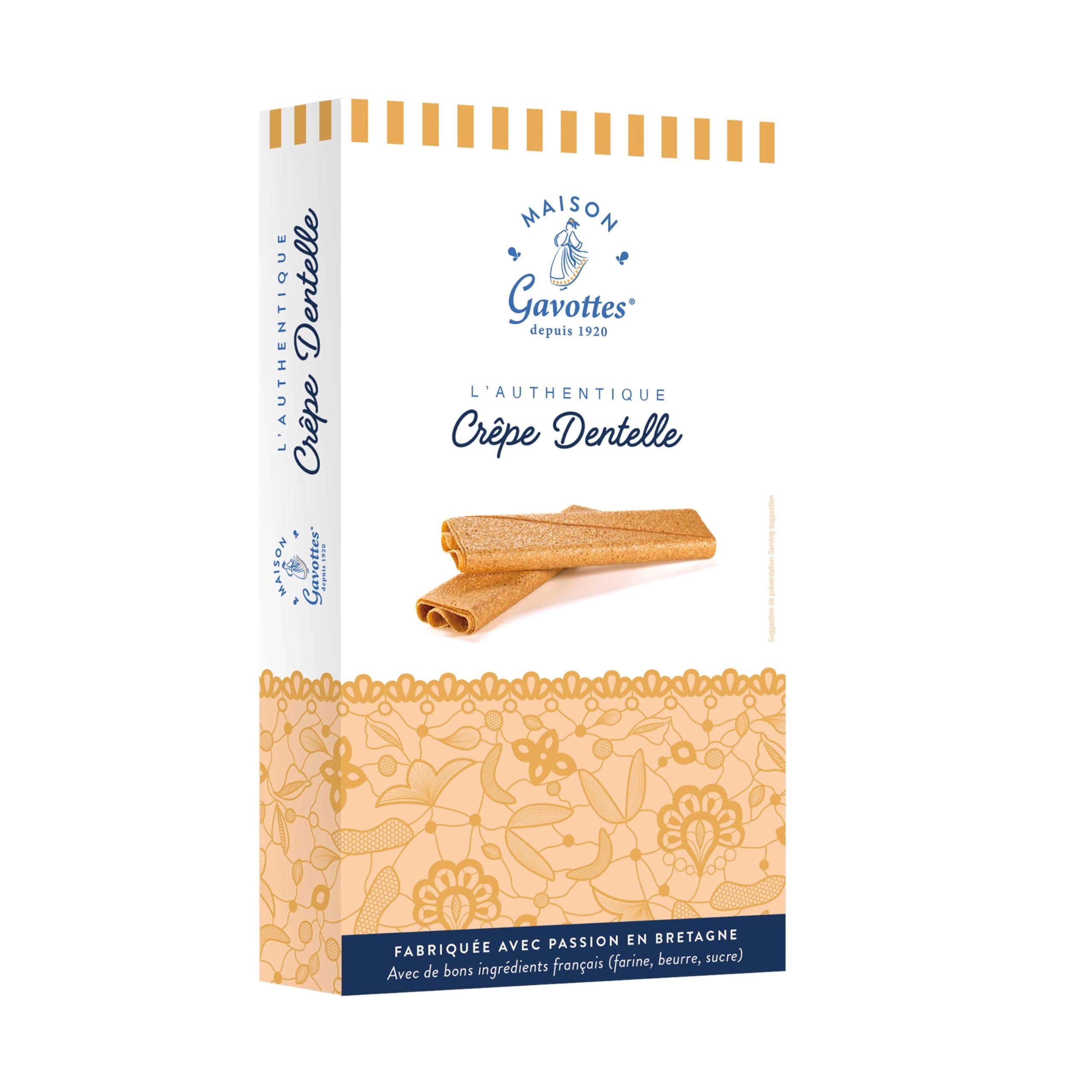 Maison Gavottes Pequeñas crepes rellenas Dentelles 100 g
