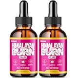 (2 Pack) Himalayan Burn Plus Drops, HimalayanBurn Liquid Pink Salt Dietary Supplement Advanced Formula, Himalayn Burn Wait Proprietary Proven Ingredients, Himalayan Burner Trick Support Reviews (4oz)