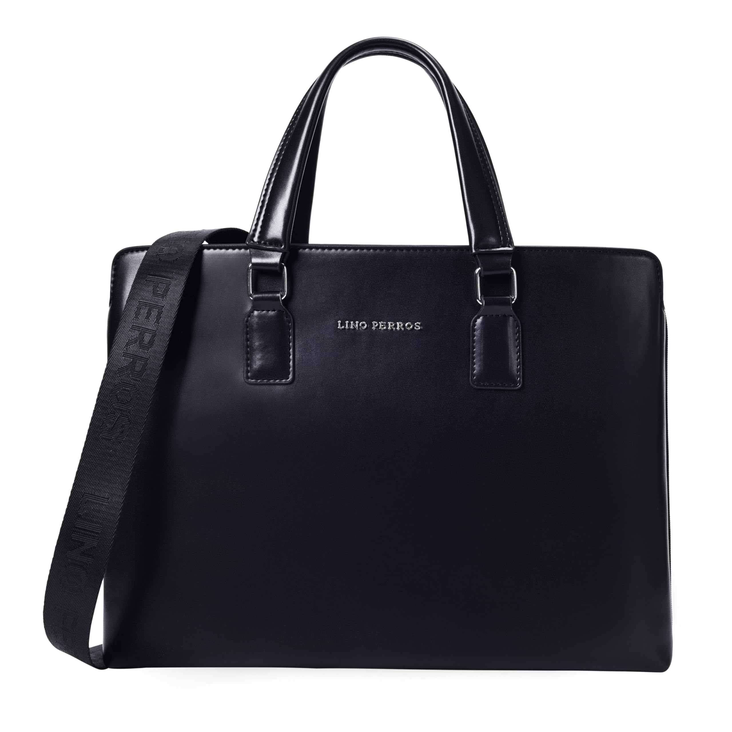 Lino Perros Black Unisex Laptop Bag (B0D7MP8F9R) Amazon Price History, Amazon Price Tracker