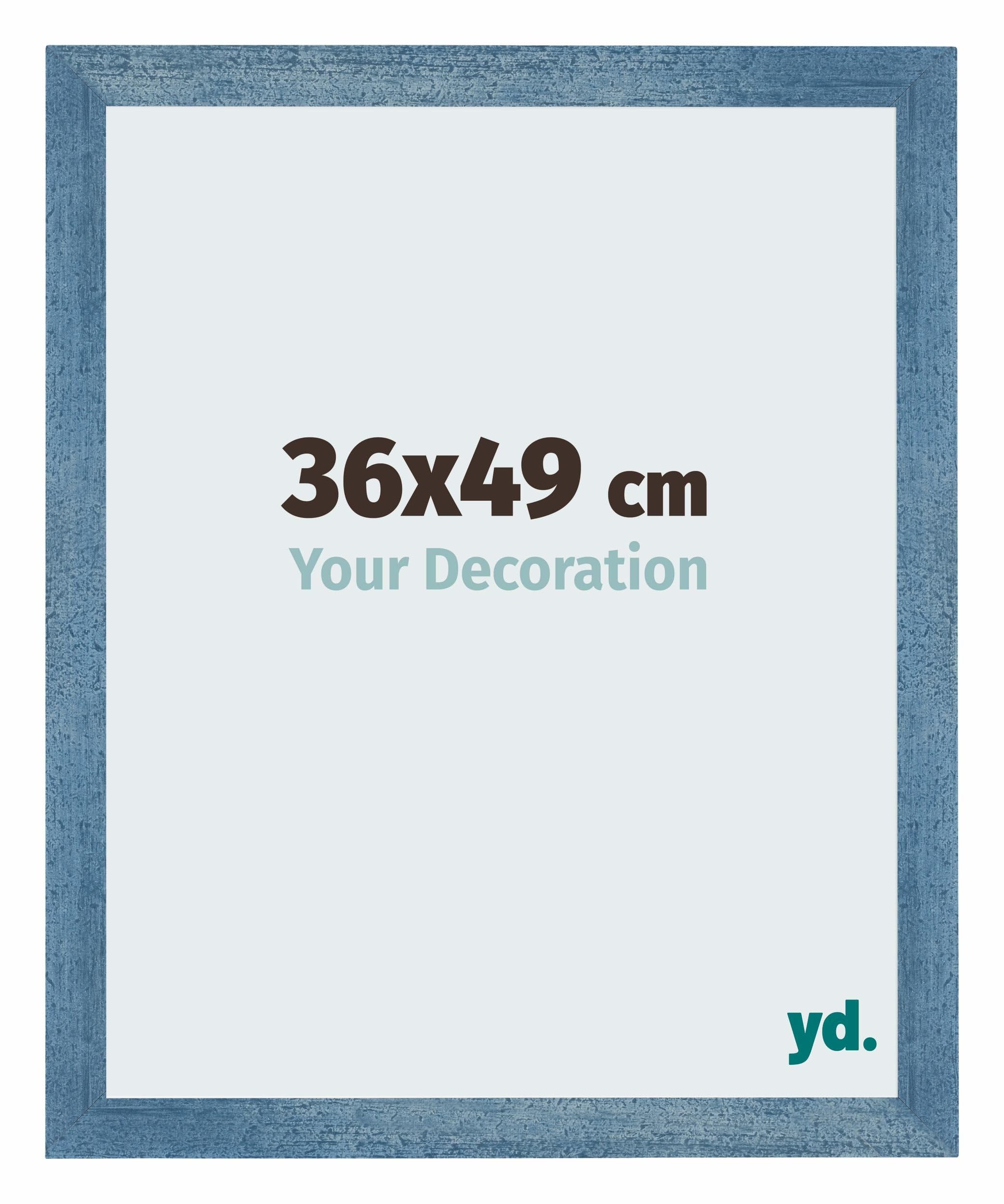Your Decoration - Puzzle frame 36x49 - Clear Blue Swept - Puzzle frame 500-1000 Pieces - MDF Photoframe - Mura